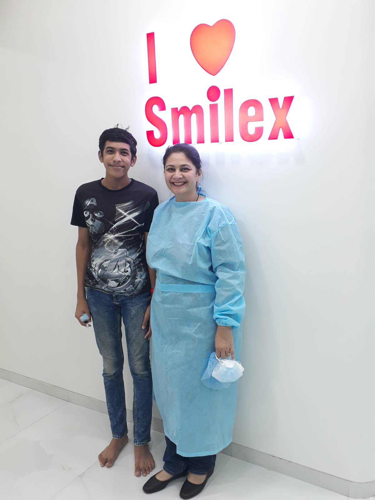 Happy Patient after teeth braces invisalign treatment