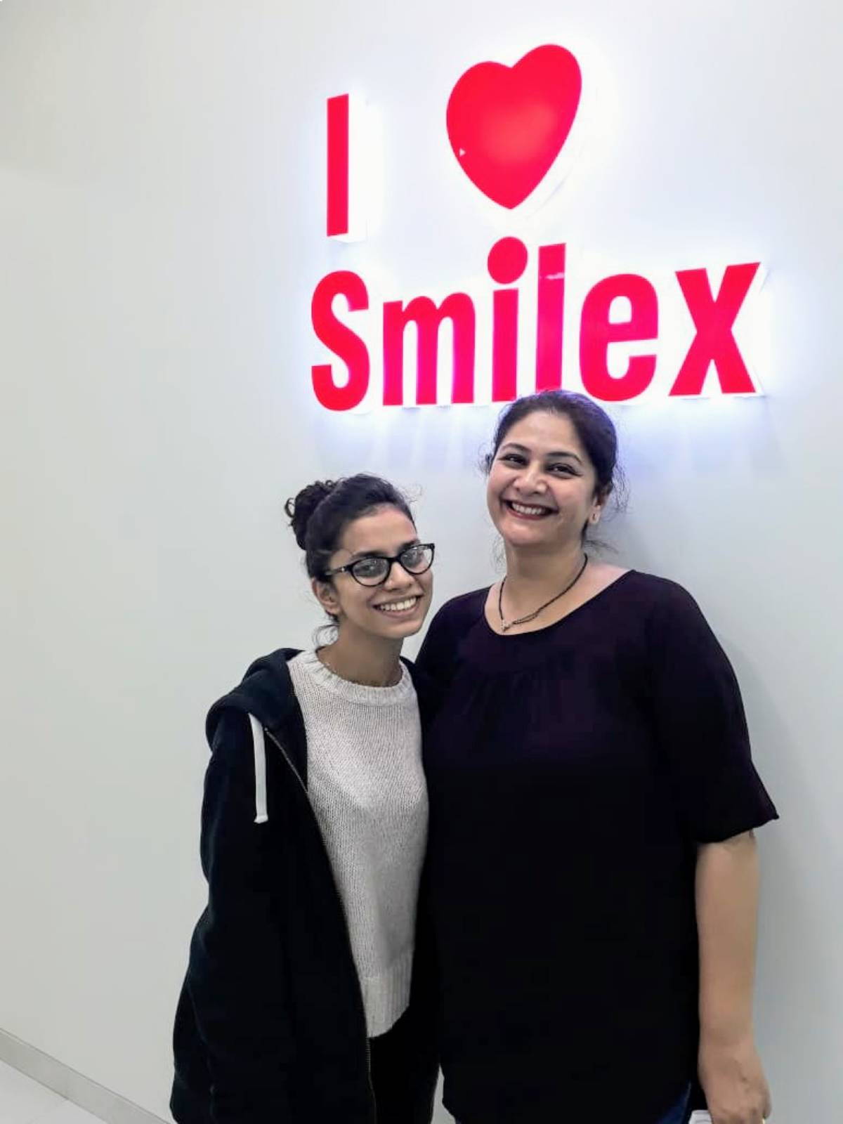 Happy Patient after invisalign treatment